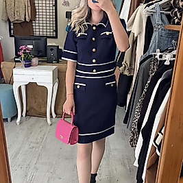 Lacivert ikili takım